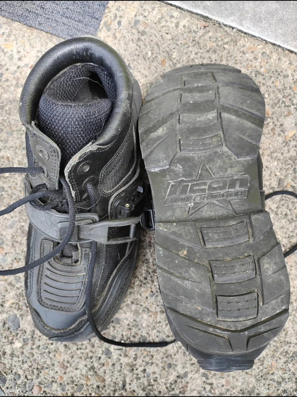 ICON Field Armor Motorcycle Boots in Black